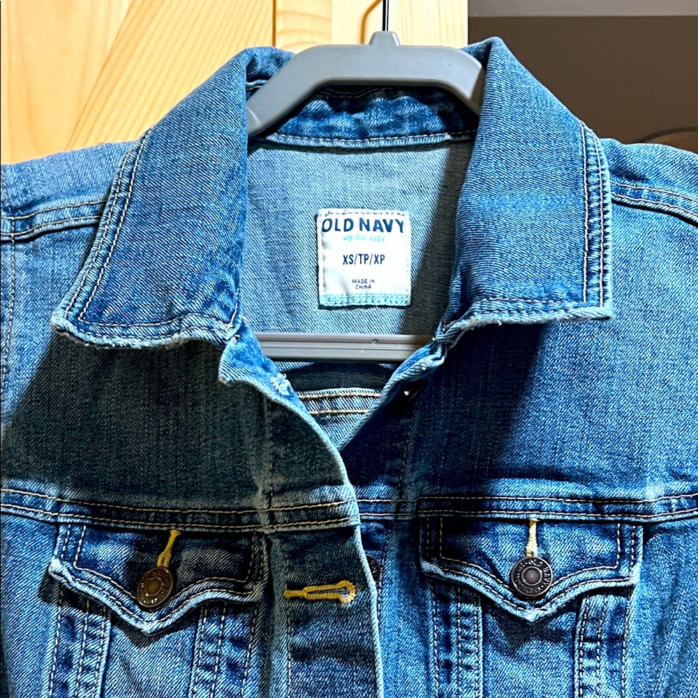 Old Navy Classic Blue Jean vest size x small